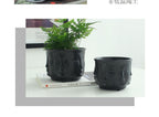 Electroplating Decoration Ceramic Electroplating Vase Ceramic Flower Pot Art Face Vase - Grand Goldman