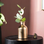 Elegant Golden Nordic Gilded Glass Vase - Perfect for Modern Home Décor - Grand Goldman