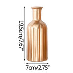 Elegant Golden Nordic Gilded Glass Vase - Perfect for Modern Home Décor - Grand Goldman