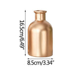 Elegant Golden Nordic Gilded Glass Vase - Perfect for Modern Home Décor - Grand Goldman