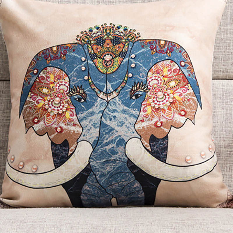 Elephant pillow cushion cover - Grand Goldman
