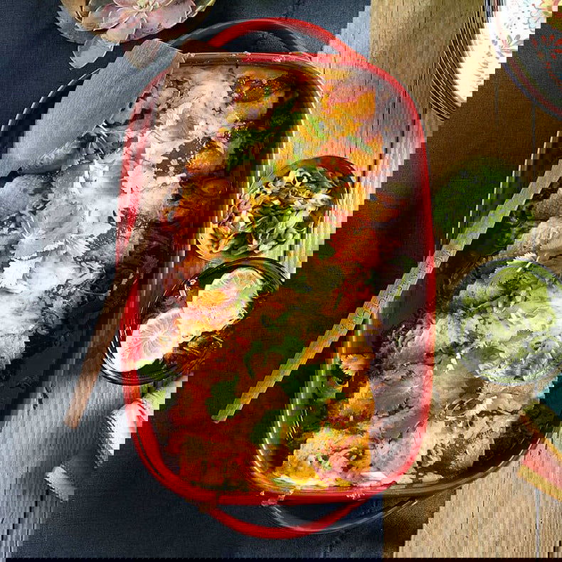 Elliptical creative ceramics binaural fish dish high soup pan home baked rice plate rectangular cheese cake tray - Grand Goldman