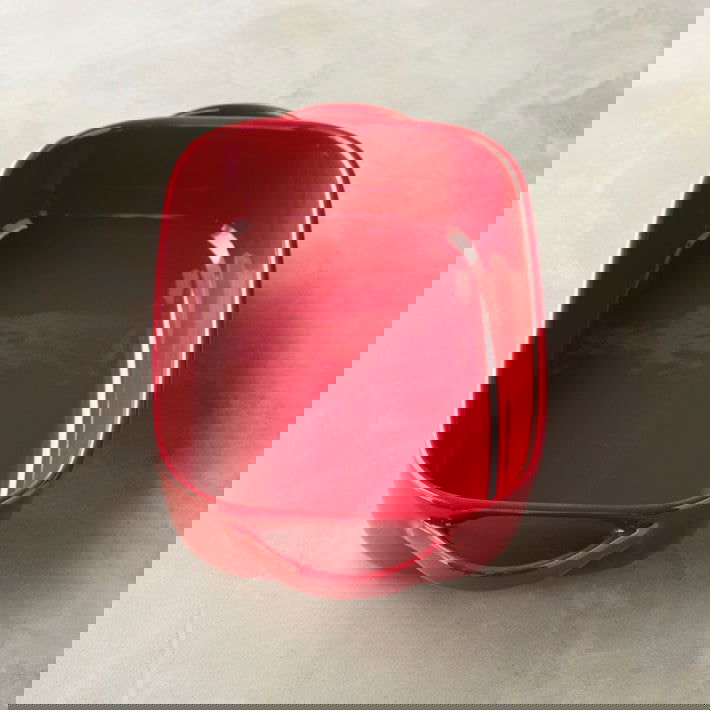 Elliptical creative ceramics binaural fish dish high soup pan home baked rice plate rectangular cheese cake tray - Grand Goldman