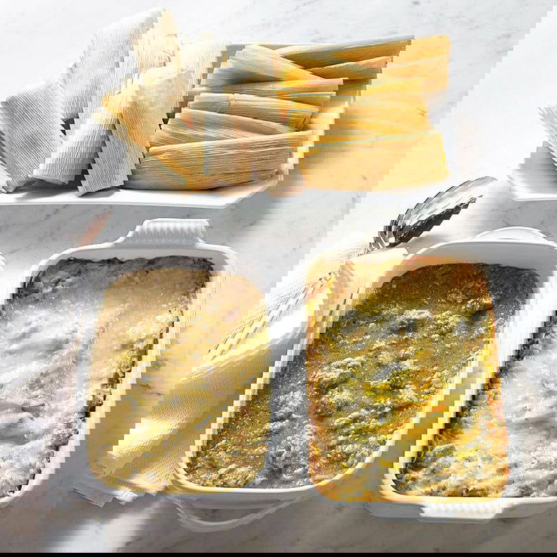 Elliptical creative ceramics binaural fish dish high soup pan home baked rice plate rectangular cheese cake tray - Grand Goldman