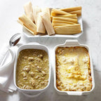 Elliptical creative ceramics binaural fish dish high soup pan home baked rice plate rectangular cheese cake tray - Grand Goldman