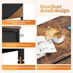 EnHomee 60" TV Stand Dresser TV Stand with Charging Station TV Stands for Living Room Long Dresser for Bedroom TV Stand with 16 Drawers Storage TV Stand for Bedroom Dresser 51.1''W*11.8''D*34.8''H - Grand Goldman