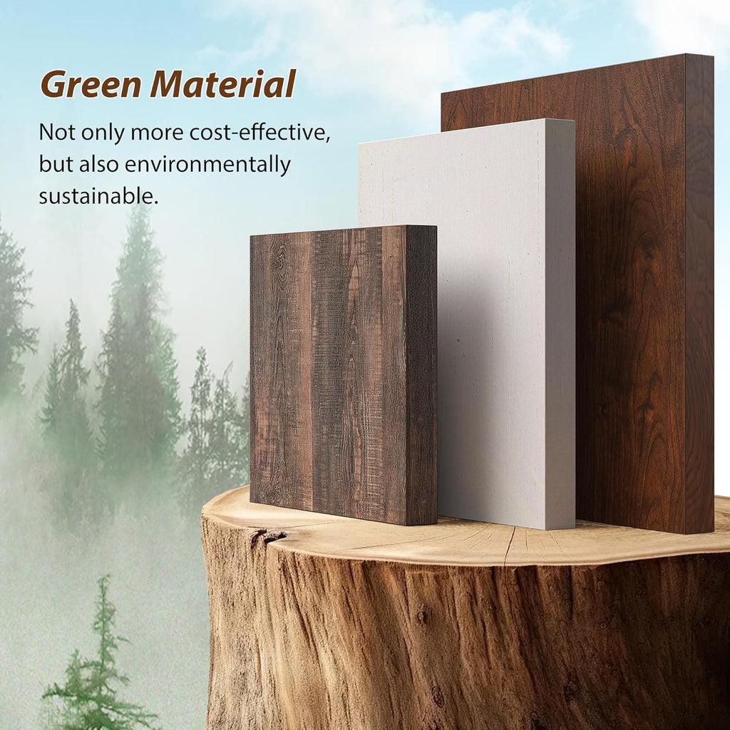 EnHomee Dresser for Bedroom, Dresser with 6 Wood Drawers, Black Dresser and Tall Dresser with Large Organizer, Wood Dressers & Chests of Drawers with Smooth Metal Rail, Black - Grand Goldman