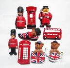 England Fridge Magnet London Bus British Soldier Cute Bear Telephone Booth Tourist Souvenir Resin Stereo Refrigerator Stickers - Grand Goldman