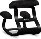 Ergonomic Kneeling Chair - Rocking Office Chair Adjustable Stool - Knee Chair Posture Chair - Wooden Desk Chair, Ergonomic Chair for Home Office, Office Chair for Back Pain (Grey) - Grand Goldman