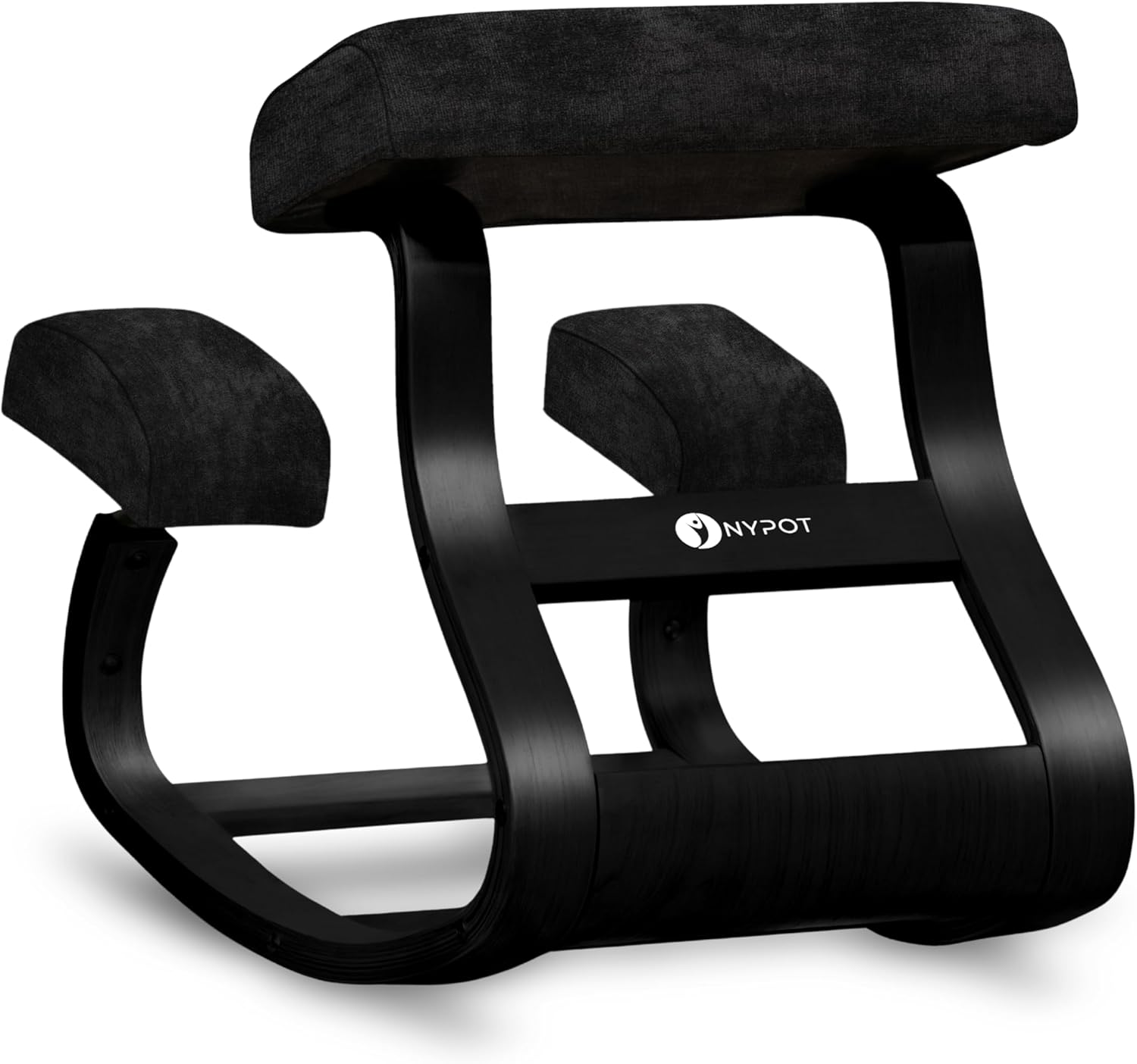 Ergonomic Kneeling Chair - Rocking Office Chair Adjustable Stool - Knee Chair Posture Chair - Wooden Desk Chair, Ergonomic Chair for Home Office, Office Chair for Back Pain (Grey) - Grand Goldman