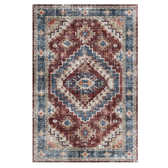 Ethnic Bedroom Persian Chenille Mat - Grand Goldman