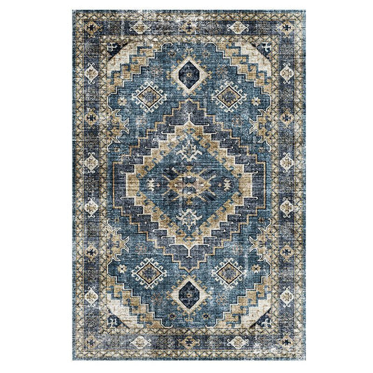 Ethnic Bedroom Persian Chenille Mat - Grand Goldman