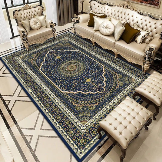 Ethnic Persian Retro Bedroom Study Classical Rug - Grand Goldman