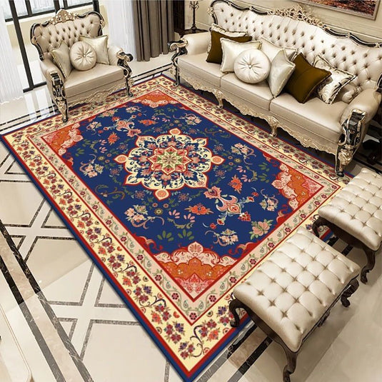 Ethnic Persian Retro Bedroom Study Classical Rug - Grand Goldman