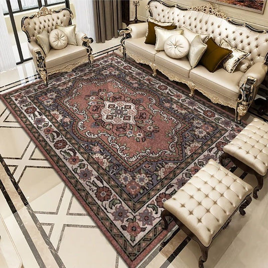 Ethnic Persian Retro Bedroom Study Classical Rug - Grand Goldman