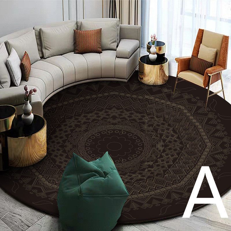 Ethnic Style Carpet Homestay Retro Mandala Mat - Grand Goldman