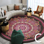 Ethnic Style Carpet Homestay Retro Mandala Mat - Grand Goldman