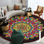 Ethnic Style Carpet Homestay Retro Mandala Mat - Grand Goldman