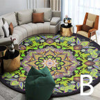 Ethnic Style Carpet Homestay Retro Mandala Mat - Grand Goldman