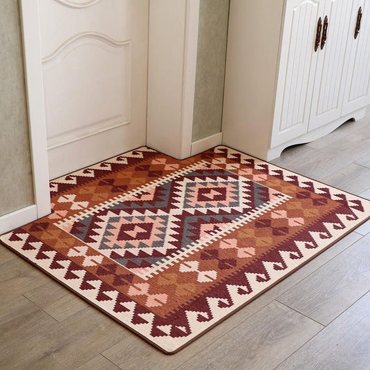 Ethnic Style Entrance Mat Anti-skid Carpet - Grand Goldman