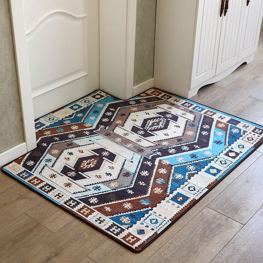 Ethnic Style Entrance Mat Anti-skid Carpet - Grand Goldman