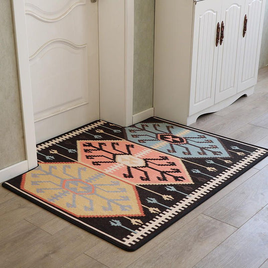 Ethnic Style Entrance Mat Anti-skid Carpet - Grand Goldman