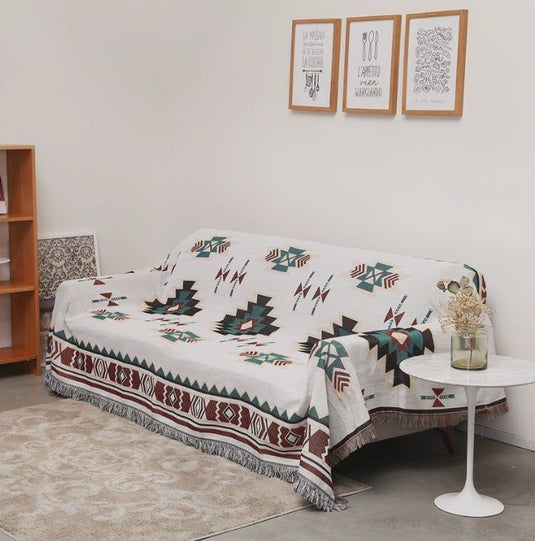 Ethnic style carpet sofa towel - Grand Goldman