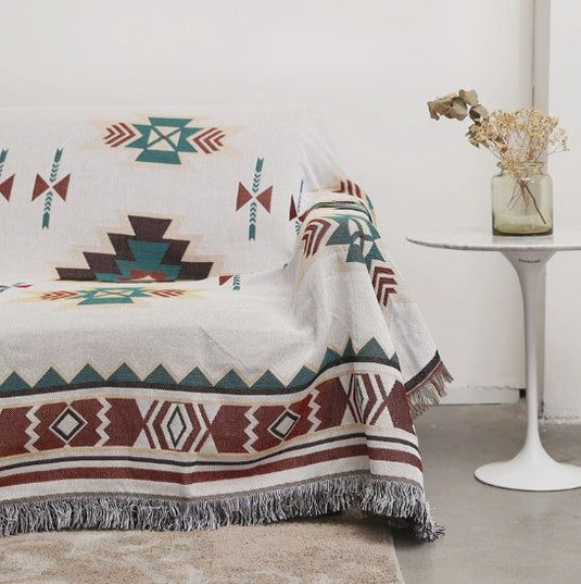 Ethnic style carpet sofa towel - Grand Goldman