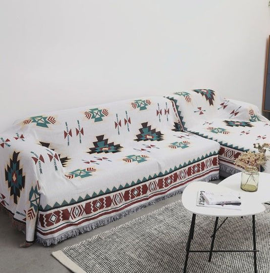 Ethnic style carpet sofa towel - Grand Goldman