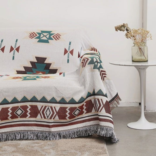Ethnic style carpet sofa towel - Grand Goldman