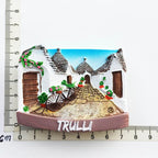 Europe Memorial Czech Punkevni Grottoes Dublin Trulli Ukraine Prague Old Town Clock Mallorca Lyon Magnetic Refrigerator Stickers - Grand Goldman