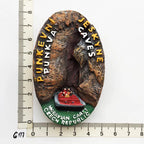 Europe Memorial Czech Punkevni Grottoes Dublin Trulli Ukraine Prague Old Town Clock Mallorca Lyon Magnetic Refrigerator Stickers - Grand Goldman