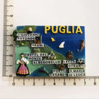 Europe Memorial Czech Punkevni Grottoes Dublin Trulli Ukraine Prague Old Town Clock Mallorca Lyon Magnetic Refrigerator Stickers - Grand Goldman