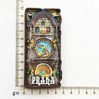 Europe Memorial Czech Punkevni Grottoes Dublin Trulli Ukraine Prague Old Town Clock Mallorca Lyon Magnetic Refrigerator Stickers - Grand Goldman