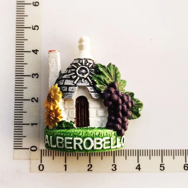 Europe Memorial Czech Punkevni Grottoes Dublin Trulli Ukraine Prague Old Town Clock Mallorca Lyon Magnetic Refrigerator Stickers - Grand Goldman