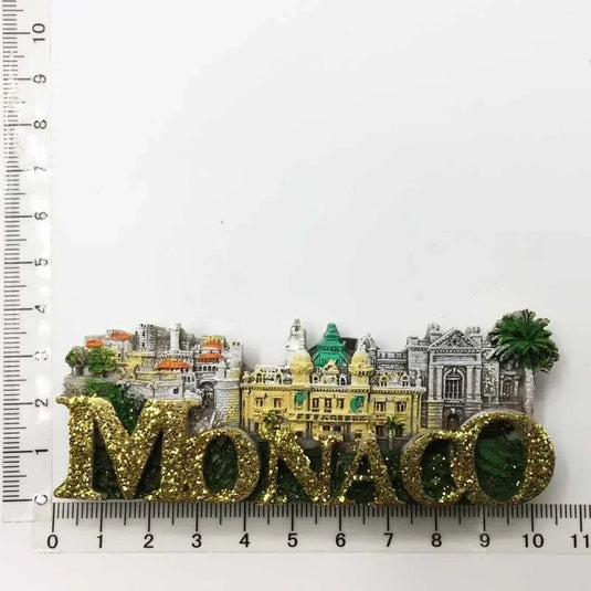 Europe Monaco Bulgaria  Fridge Magnet Tourist Souvenir  Refrigerator Magnets Sticker Imanes Para El Refrigerador Home Decor - Grand Goldman