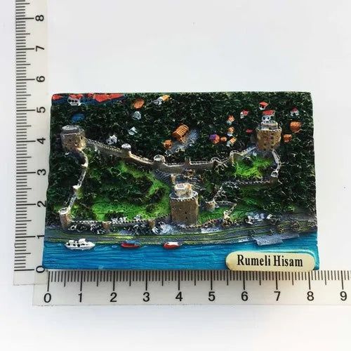 Europe Travel Refrigerator Stickers Turkey Istanbul Bodrum Landmark Tourist Attractions Resin Souvenir Decoration Collection - Grand Goldman