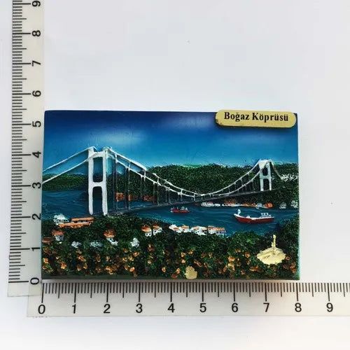 Europe Travel Refrigerator Stickers Turkey Istanbul Bodrum Landmark Tourist Attractions Resin Souvenir Decoration Collection - Grand Goldman