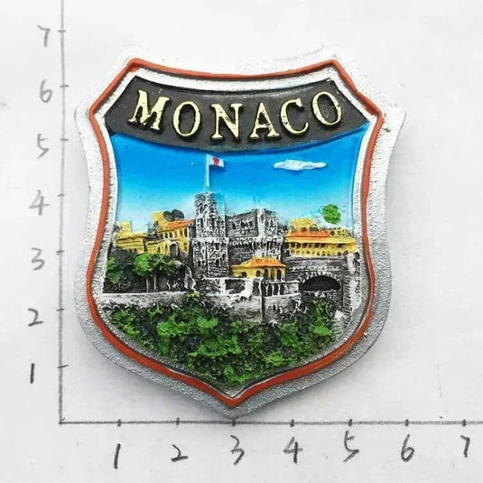 Europe Monaco Bulgaria  Fridge Magnet Tourist Souvenir  Refrigerator Magnets Sticker Imanes Para El Refrigerador Home Decor - Grand Goldman