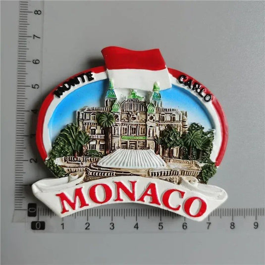 Europe Monaco Bulgaria  Fridge Magnet Tourist Souvenir  Refrigerator Magnets Sticker Imanes Para El Refrigerador Home Decor - Grand Goldman