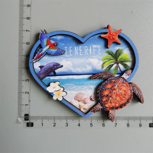 Europe Spain Fridge Magnets Tenerife Island Magnetic Refrigerator Stickers Tourism Souvenir for The House Devoration Idea Gift - Grand Goldman