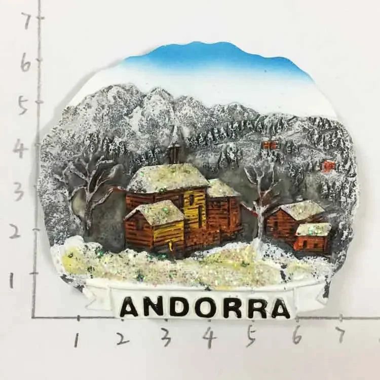 European Andorra Boy StatueTourist Souvenir Magnetic Refrigerator Stickers Creative Collection Decoration Handmade Gift Idea - Grand Goldman