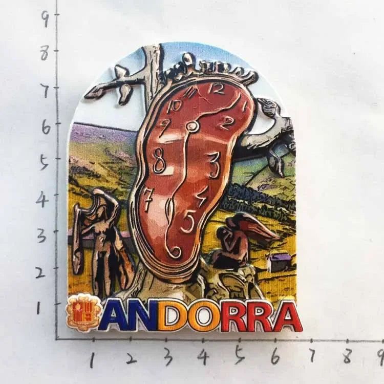 European Andorra Boy StatueTourist Souvenir Magnetic Refrigerator Stickers Creative Collection Decoration Handmade Gift Idea - Grand Goldman
