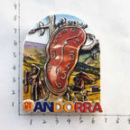 European Andorra Boy StatueTourist Souvenir Magnetic Refrigerator Stickers Creative Collection Decoration Handmade Gift Idea - Grand Goldman