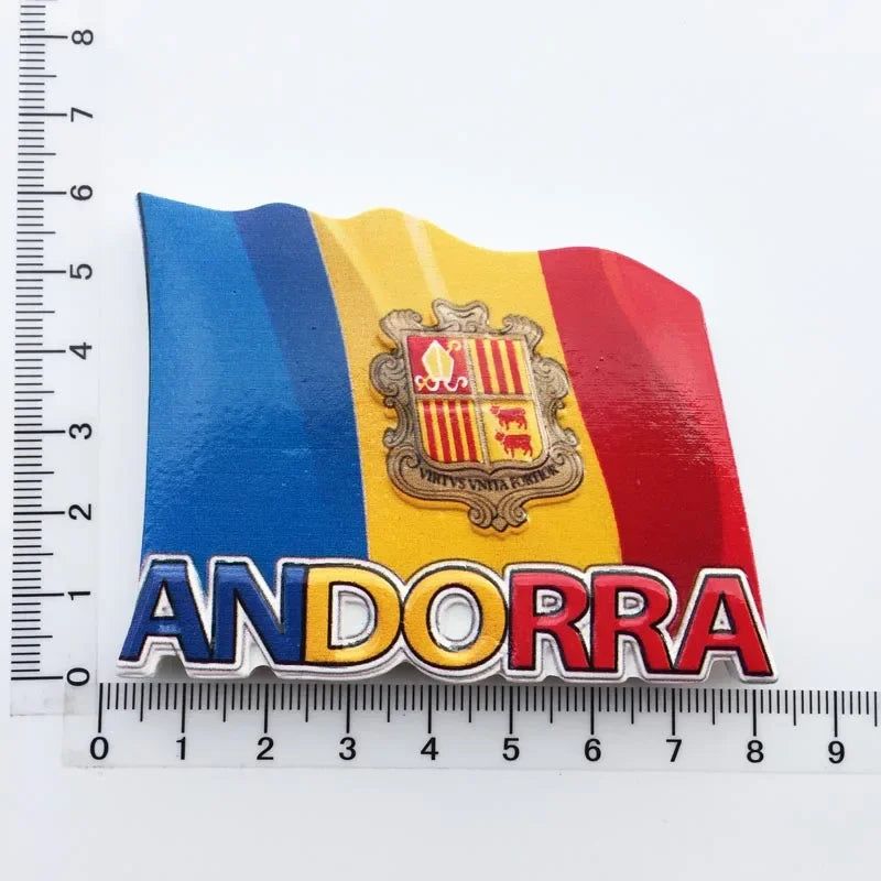 European Andorra Boy StatueTourist Souvenir Magnetic Refrigerator Stickers Creative Collection Decoration Handmade Gift Idea - Grand Goldman