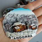 European Andorra Boy StatueTourist Souvenir Magnetic Refrigerator Stickers Creative Collection Decoration Handmade Gift Idea - Grand Goldman