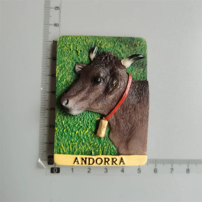 European Andorra Boy StatueTourist Souvenir Magnetic Refrigerator Stickers Creative Collection Decoration Handmade Gift Idea - Grand Goldman