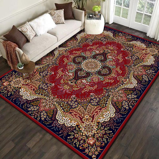 European Atmospheric Persian Living Room Carpet - Grand Goldman