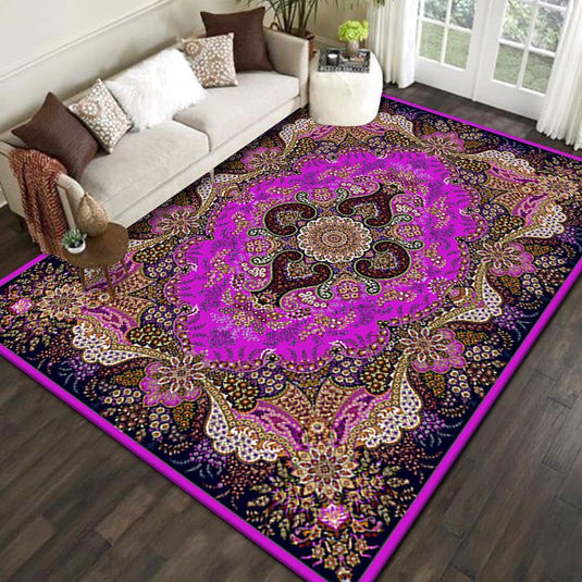 European Atmospheric Persian Living Room Carpet - Grand Goldman