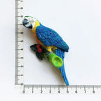 European Mediterranean 3D Simulation Animal Owl Creative Stereo Resin Refrigerator Magnet  Fridge Magnet Decor - Grand Goldman